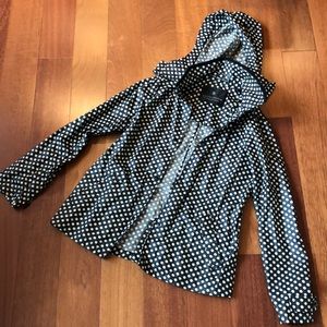 Maison Scotch Polka-Dot Rain Jacket